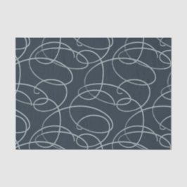 Abstract Swirling Vine | Elegant Line Art Charcoal