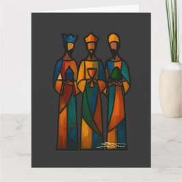 Abstract Three Wise Men Kort