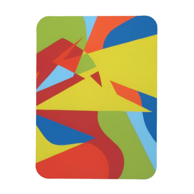 Abstract Toucan Beak Magnet (Vertikal)