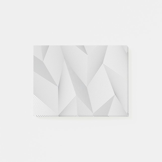 Abstract, trendy, modern, simple line pattern post-it block (Framsida)