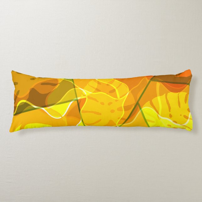 ABSTRACT TROPICAL LEAVES  KROPPSKUDDE (Framsidan)