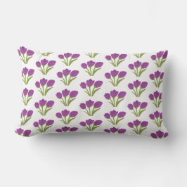 Abstract Tulip Floral Throw Pillow Lumbarkudde