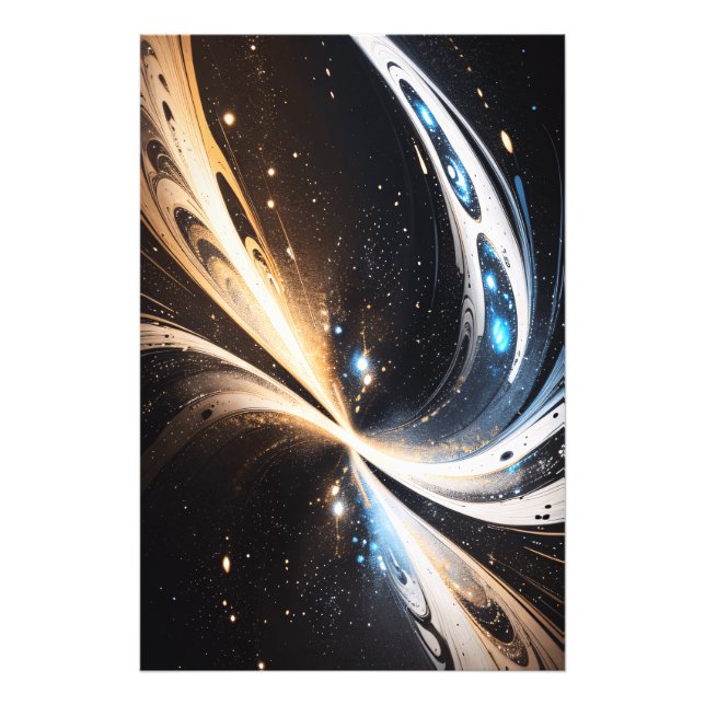 Abstract Universe Fototryck (Framsidan)