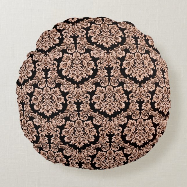Abstract Urban Broken Graphic Motif. Seamless Patt Rund Kudde (Framsidan)