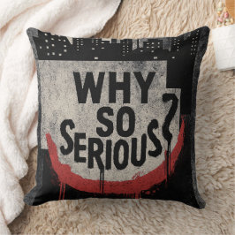 Abstract Urban Grin Art Kudde