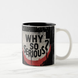 Abstract Urban Grin Art Två-Tonad Mugg