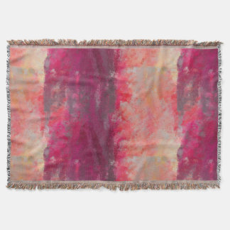abstract vintage painting in pink red filt
