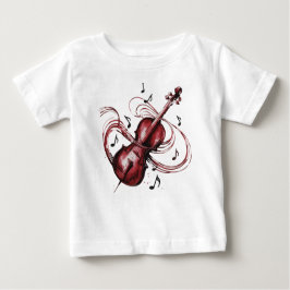 Abstract Violin Baby Jersey T Shirt