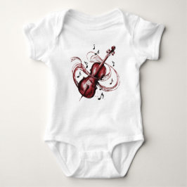 abstract violin t shirt