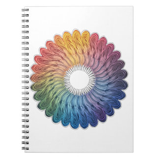 Abstract vivid notebook anteckningsbok