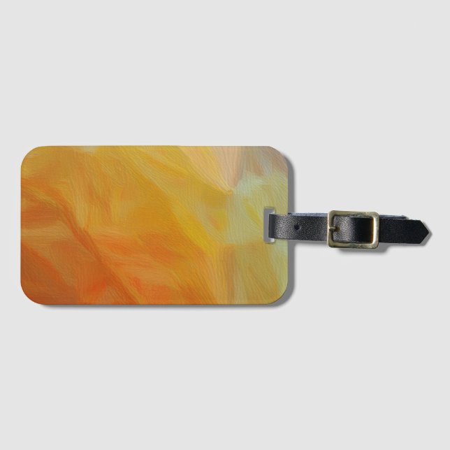 Abstract Warmth: Impressionist Mosaic Bagagebricka (Framsida horisontal)