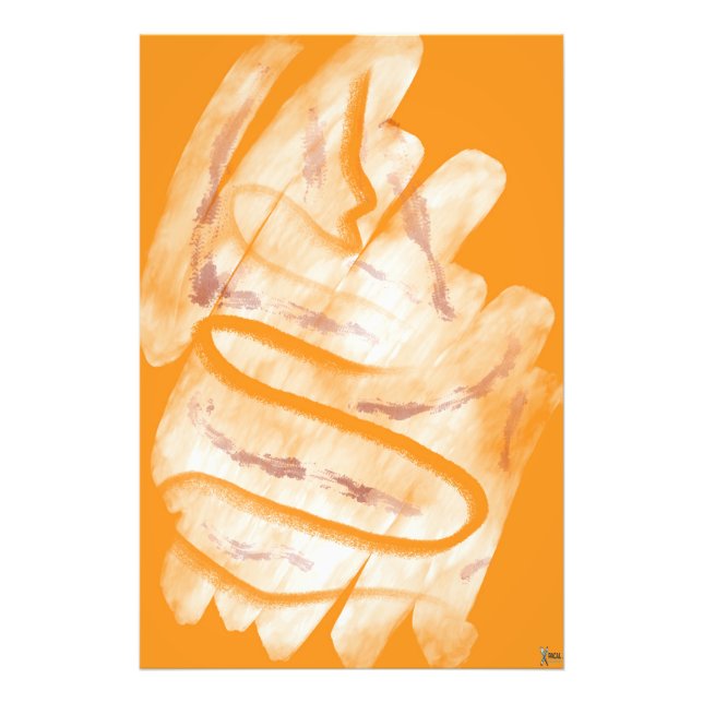 ABSTRACT WATERCOLOR  FOTOTRYCK (Framsidan)