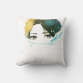 abstract women face kudde