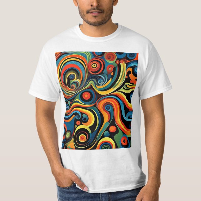 Abstracta Psychedelica 13 T Shirt (Framsida)
