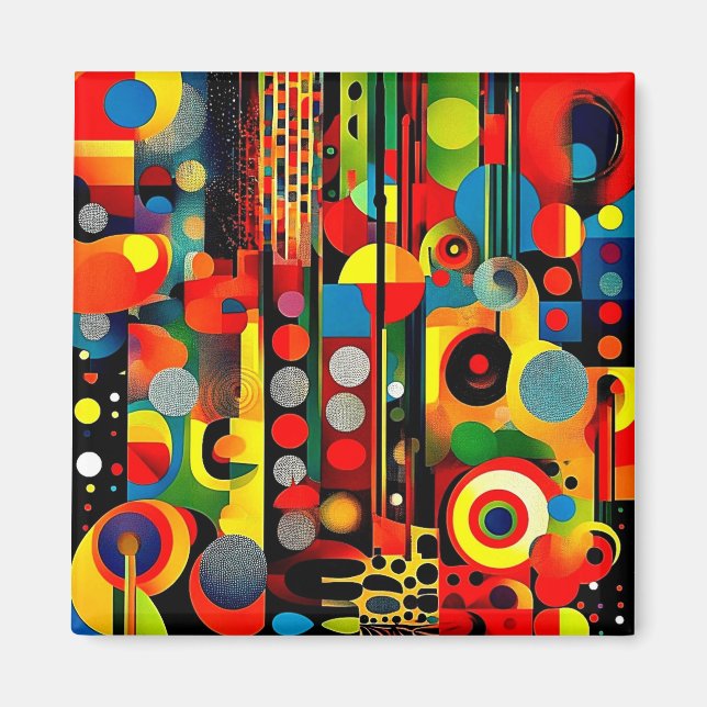 Abstracta Psychedelica 2 Magnet (Framsidan)