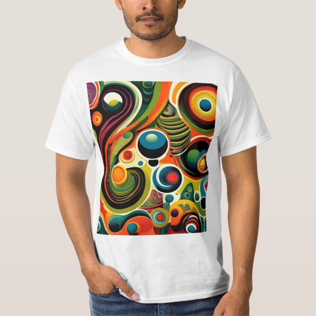 Abstracta Psychedelica 7 T Shirt (Framsida)