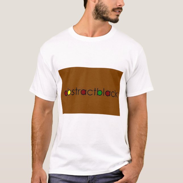 abstractblack t-shirt (Framsida)