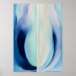 Abstraction Blue av Georgia O'Keeffe Poster