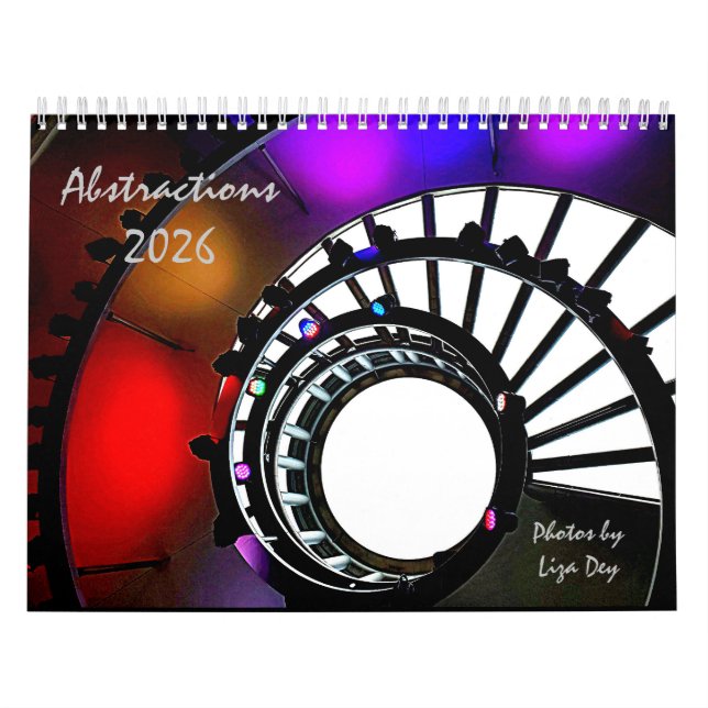 Abstractions 2026, A Calendar by Liza Dey Kalender (Omslag)