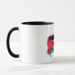 abstrak Ekspresionisme palestina Mugg<br><div class="desc">I mugg framställs den palestinska flagga på ett konstnärligt och unikt sätt. Flagga visas i grova penseldrag med abstrakt som skapar en dynamisk och uttrycklig känsla. Blandningen av flagga färg (svart, rött, grönt och vitt) och en genomskinlig vattenfärgs- eller penseldragseffekt, som ramar flagga i mitten av mugg. Unik design: flagga...</div>