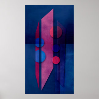 Abstrakt 009 Art Poster