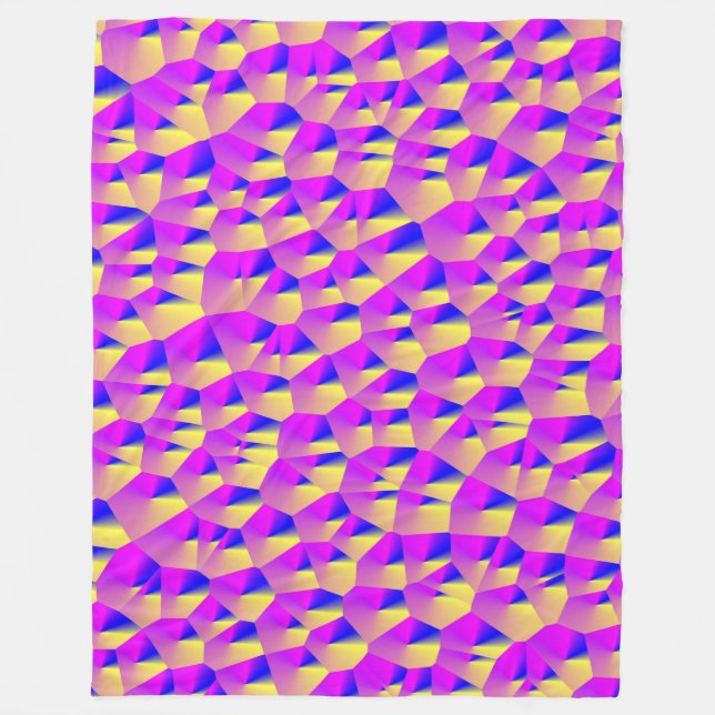 Abstrakt 011116(3) fleecefilt (Framsidan)