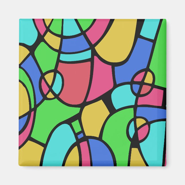 Abstrakt 02 magnet (Framsidan)