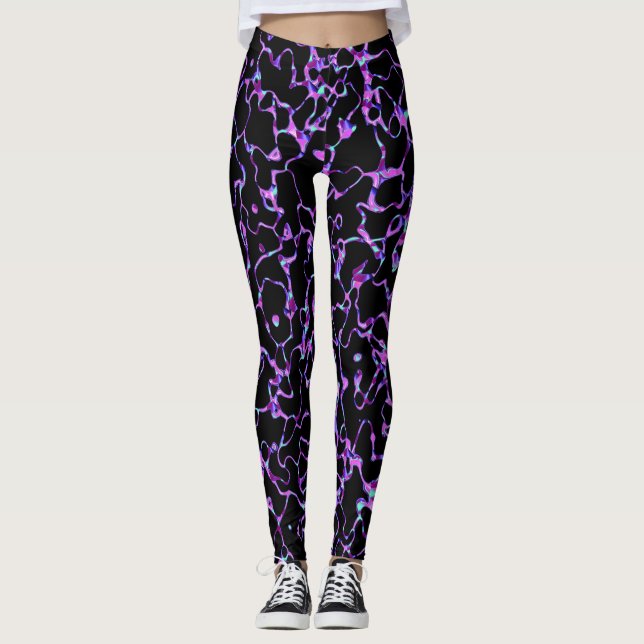 Abstrakt 080716(3) leggings (Framsida)