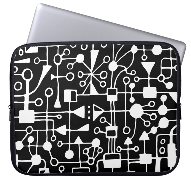 Abstrakt 090112 laptop sleeve (Framsidan)