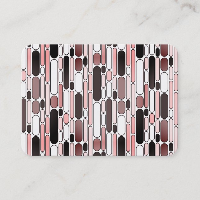 Abstrakt 100624 - (Sangria) Visitkort (Framsida)