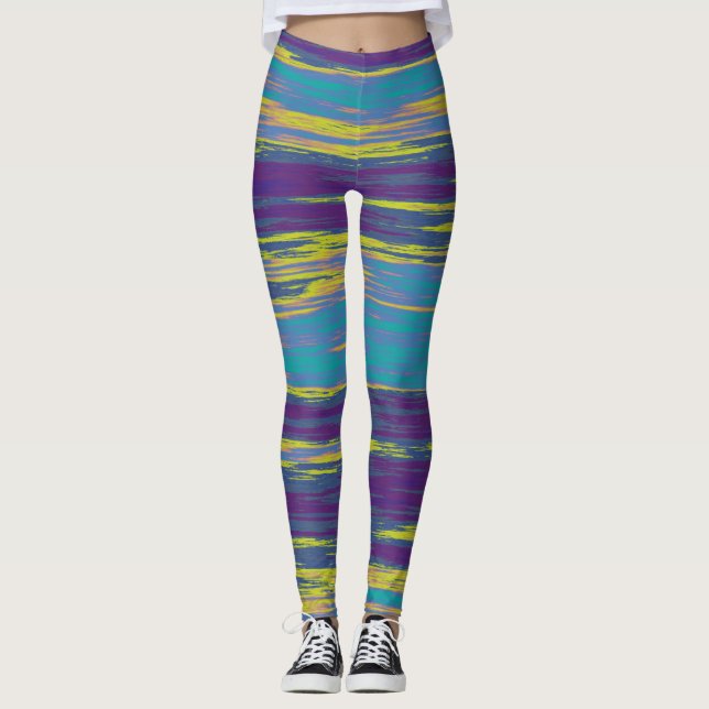 Abstrakt 100716(01) leggings (Framsida)