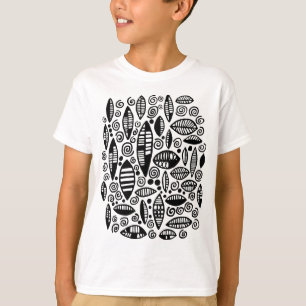 Abstrakt 100813 - Svart T-shirt