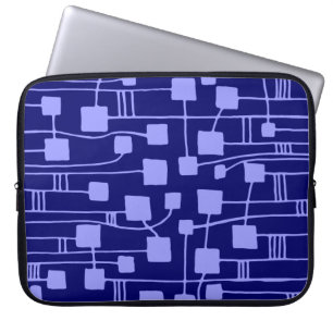 Abstrakt 111211 - Pastellblå på DP-flottan Laptop Sleeve