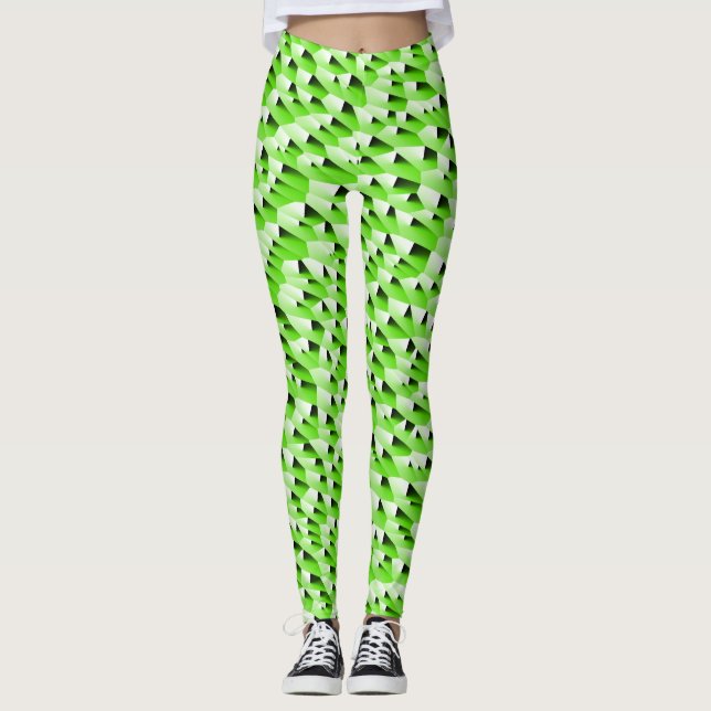 Abstrakt 120716(07) leggings (Framsida)