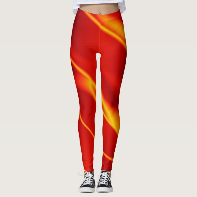Abstrakt 120716(08) leggings (Framsida)