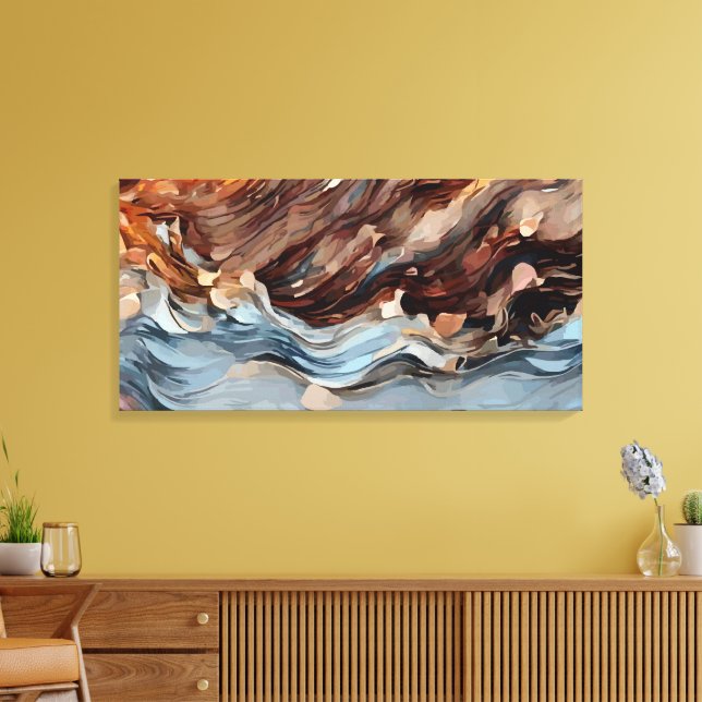 Abstrakt 14254 canvastryck (Insitu (Vardagsrum))