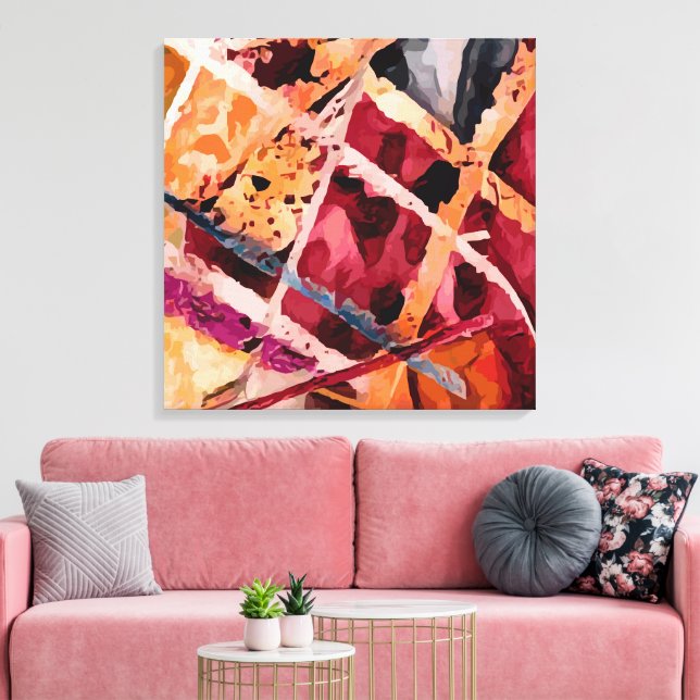 Abstrakt 14545 canvastryck (Insitu (Vardagsrum))