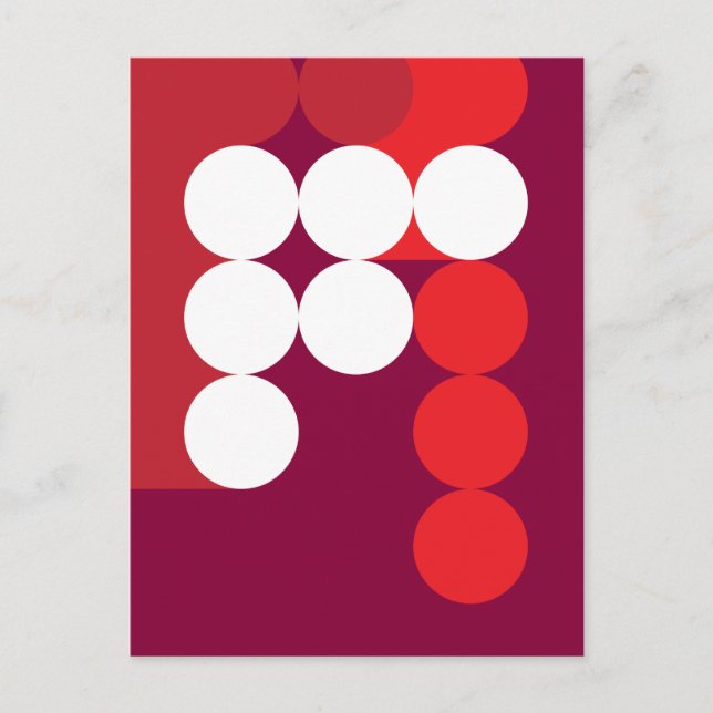 Abstrakt#15 Vykort (Framsida)