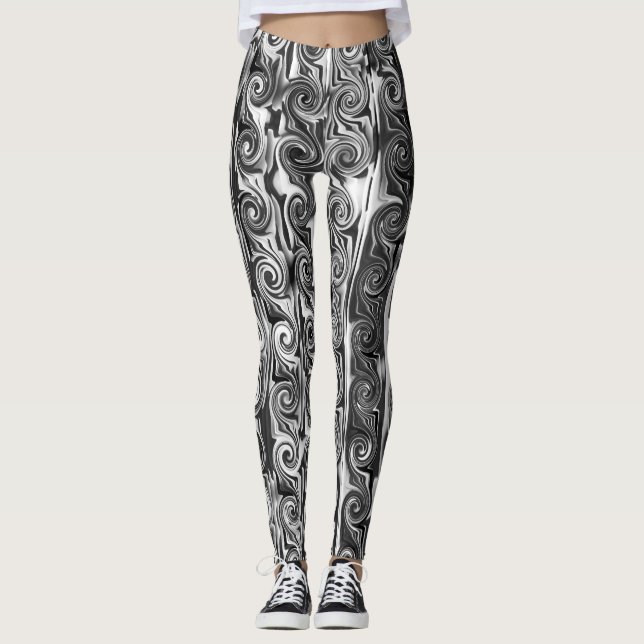 Abstrakt 161116(03) leggings (Framsida)