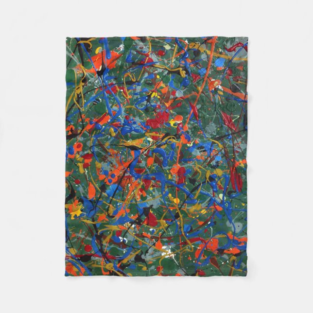 Abstrakt 17 fleecefilt (Framsidan)