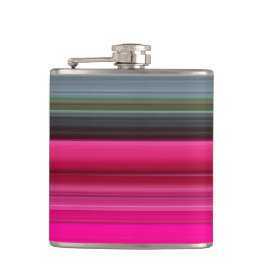 Abstrakt 1: Cerise och grått Fickplunta