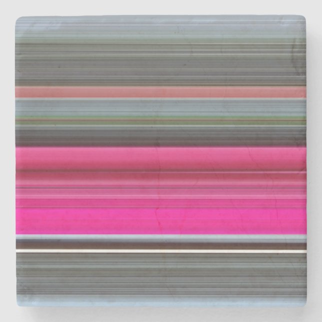 Abstrakt 1: Cerise och grått Underlägg Sten (Framsidan)