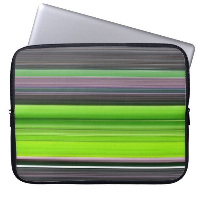 Abstrakt 1: Kalk och grått Laptop Fodral (Framsidan)