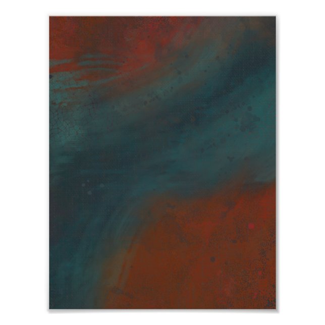 Abstrakt 1:  och svarta fototryck (Framsidan)