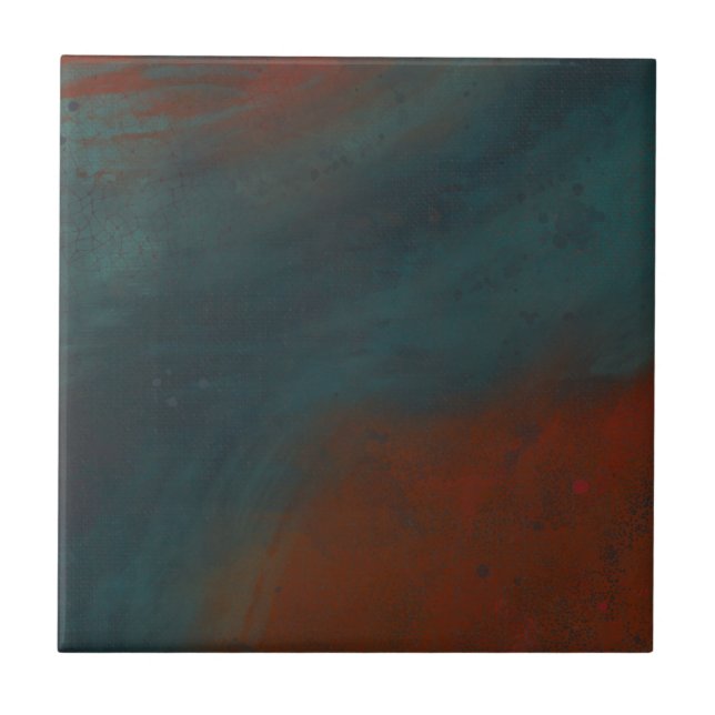 Abstrakt 1:  och svarta kakelplatta (Framsidan)