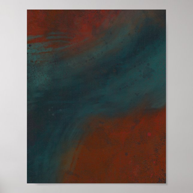 Abstrakt 1:  och svarta poster (Framsidan)