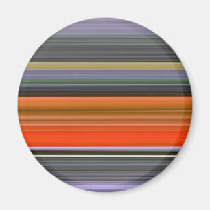 Abstrakt 1: Orange och grått Magnet