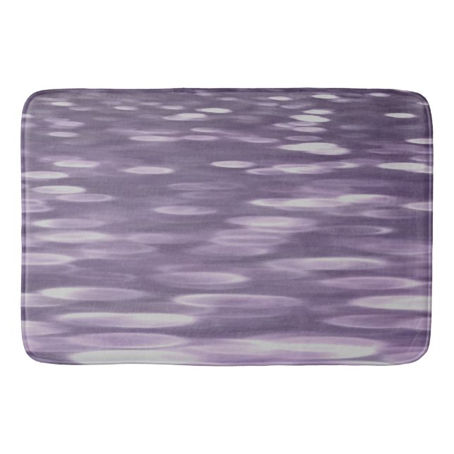 Abstrakt 1: Ultra Violet Shimmer Badrumsmatta (Framsidan)