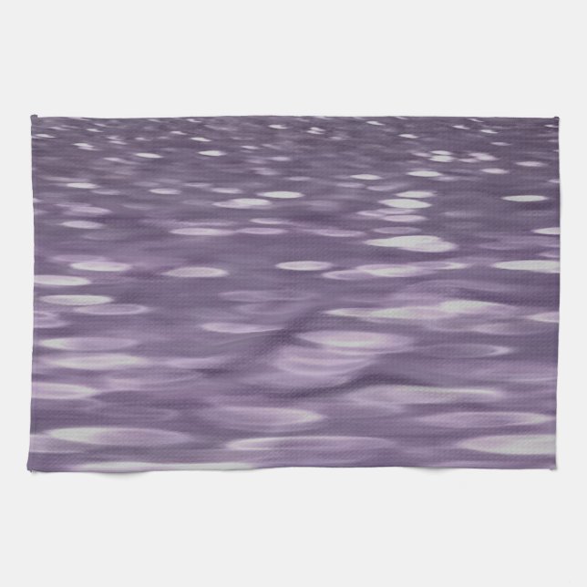 Abstrakt 1: Ultra Violet Shimmer Kökshandduk (Horisontell)