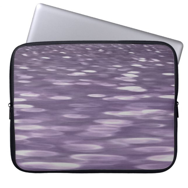 Abstrakt 1: Ultra Violet Shimmer Laptop Fodral (Framsidan)